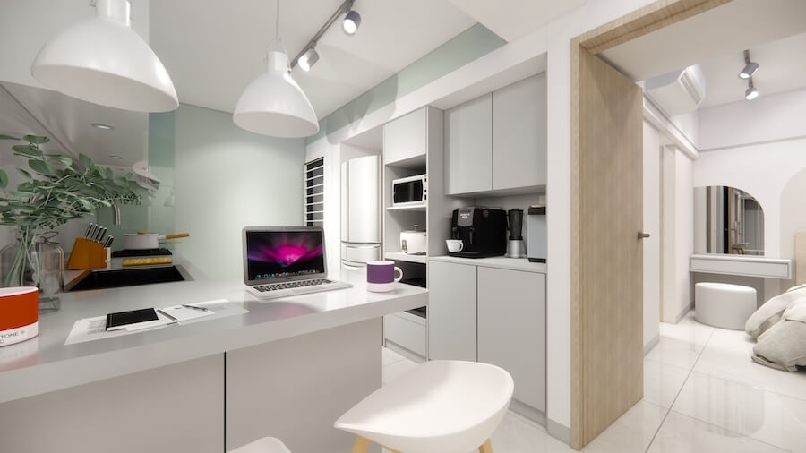 台北室內設計｜極簡曲線｜虹橋設計RB Design