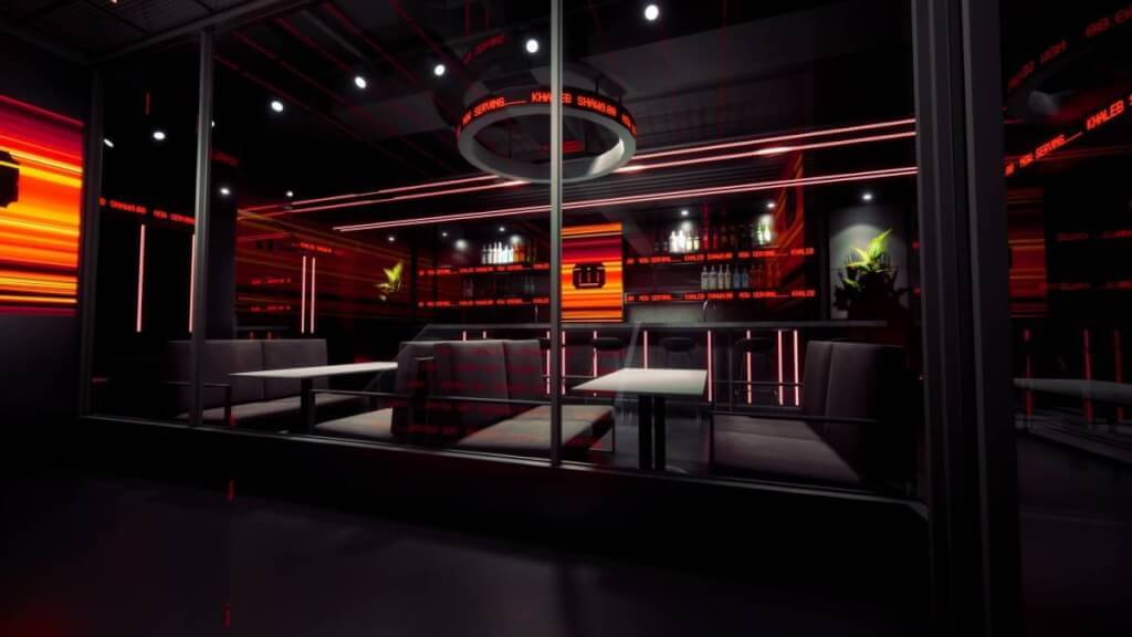 未來風｜賽博龐克風｜商業空間｜西西里酒吧｜虹橋設計室內裝修-03