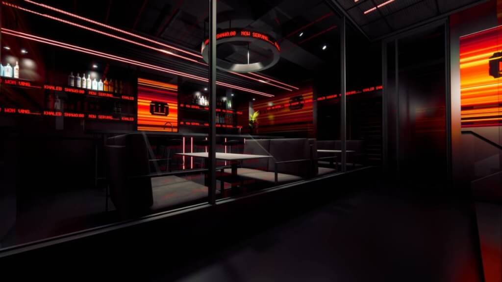 未來風｜賽博龐克風｜商業空間｜西西里酒吧｜虹橋設計室內裝修-04