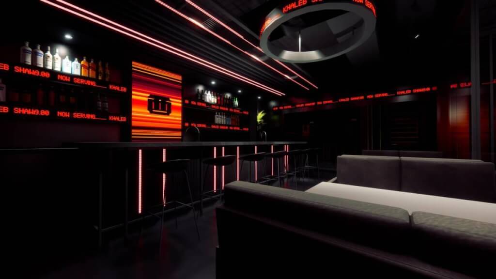 未來風｜賽博龐克風｜商業空間｜西西里酒吧｜虹橋設計室內裝修-03