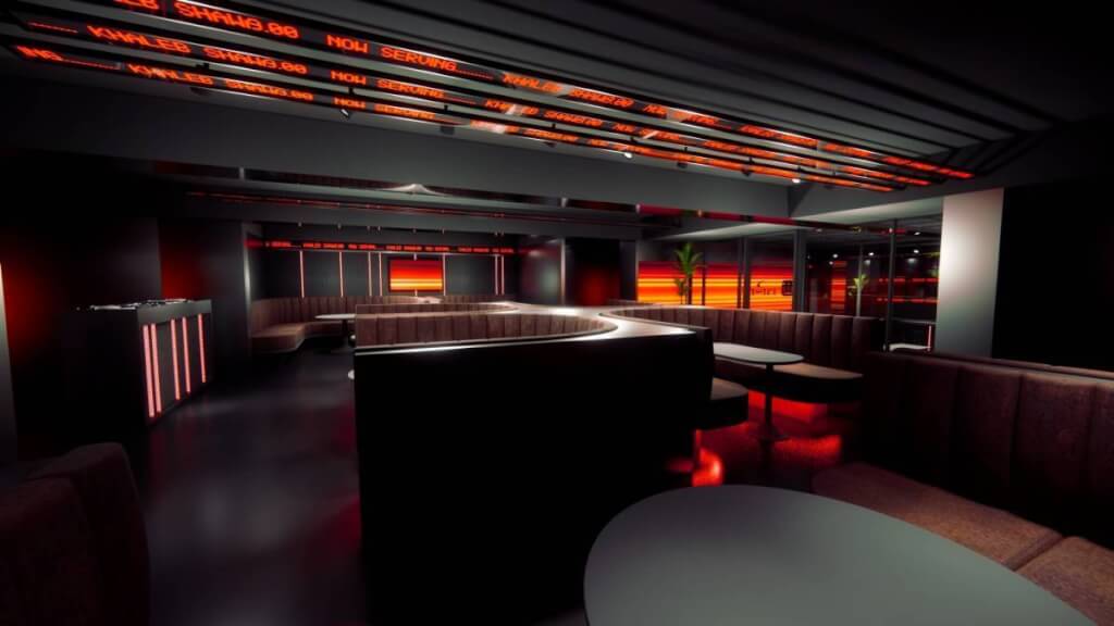 未來風｜賽博龐克風｜商業空間｜西西里酒吧｜虹橋設計室內裝修-07