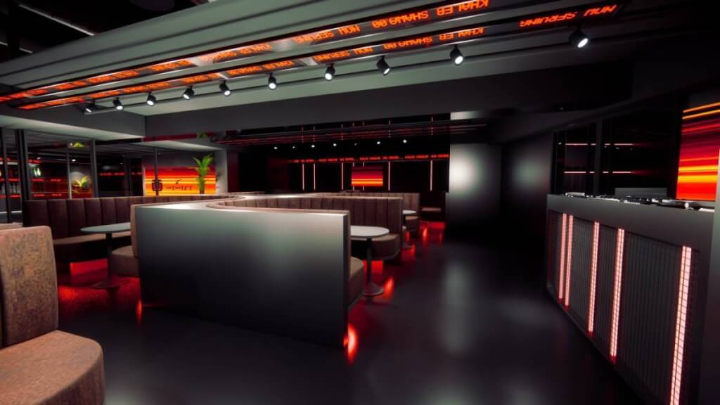 未來風｜賽博龐克風｜商業空間｜西西里酒吧｜虹橋設計室內裝修-10